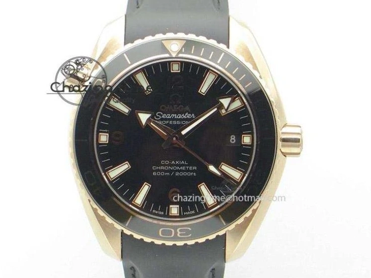 0501 Planet Ocean 43.5mm SS VSF 1:1 Best Edition Black Orange Bezel Black Dial on SS Bracelet A8900 Super Clone Breathable 8003